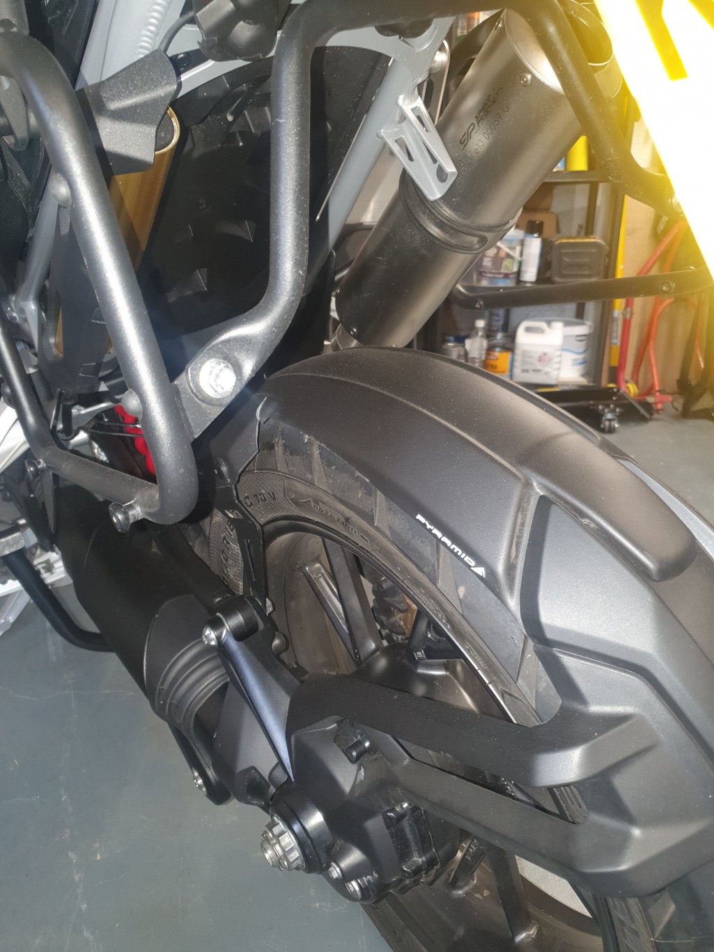 Pyramid Front Mudguard Fender Extension For Triumph Tiger 1200 GT & GT Pro (2022-2025) - View #2