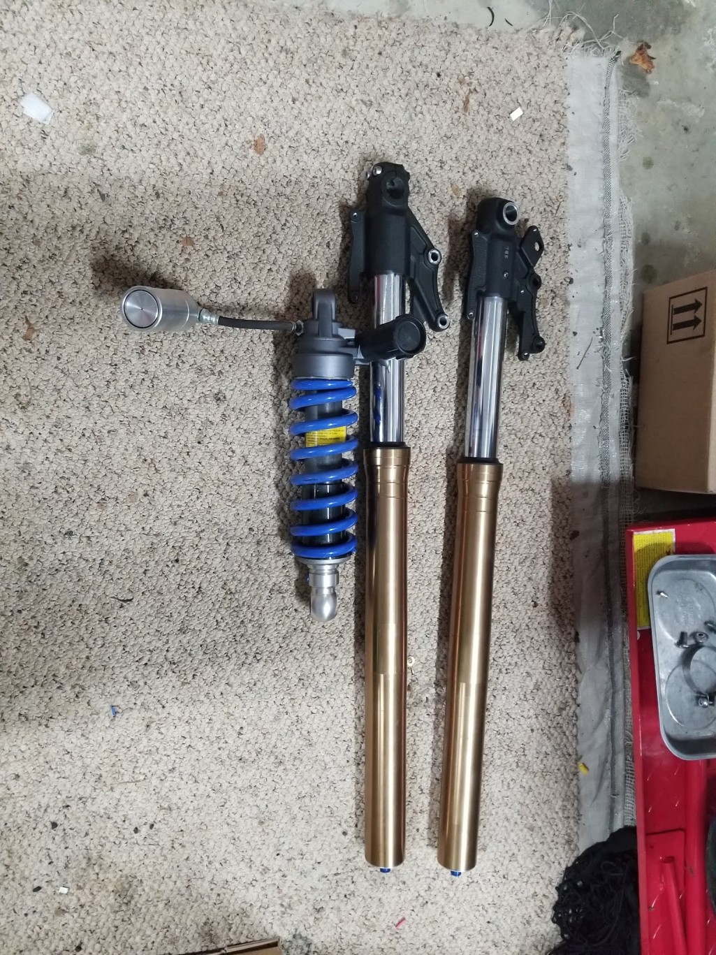 Removing rear shock and front forks at same time page 2 Suspension Setup, Repair and Mods